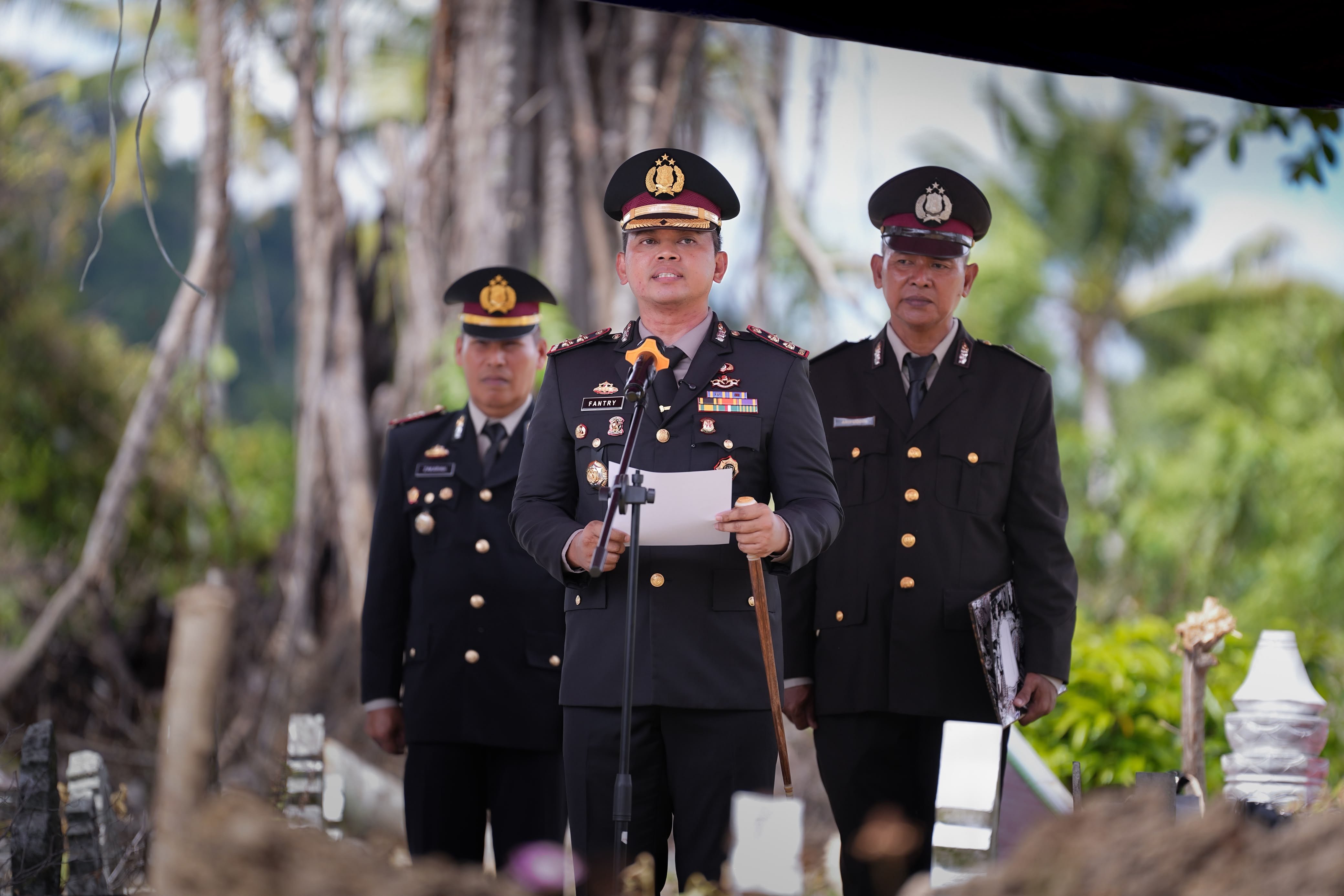 Dipimpin Kapolres Sidrap, Apel Persada Aiptu Iriansyah Berlangsung
