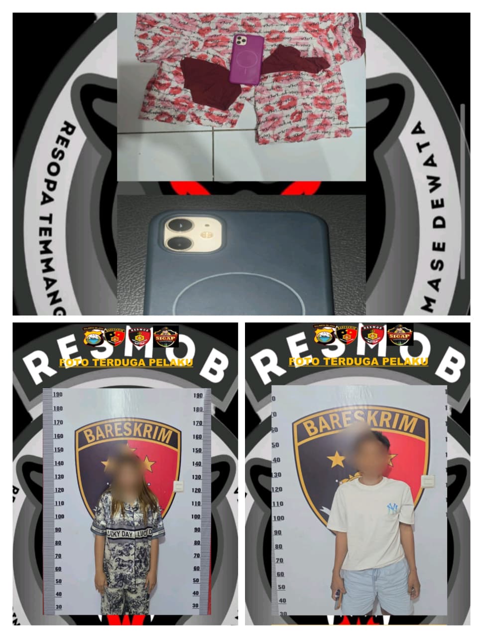 Polres Sidrap Ungkap Kasus Pornografi Live Streaming,2 Pelaku Diamankan